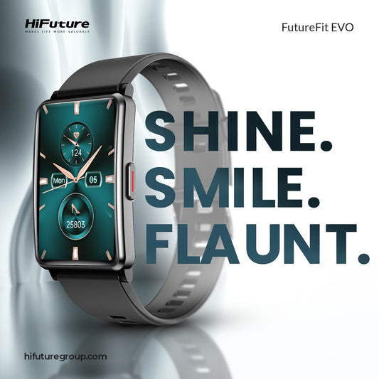 έξυπνο ρολόι FutureFit EVO βηματόμετρο SpO2