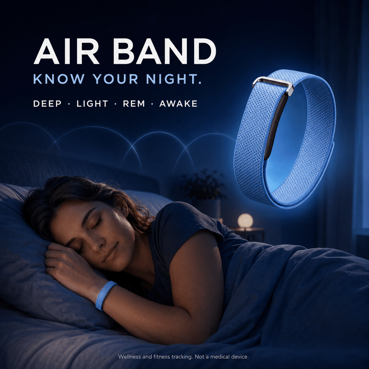 Valdus Air Band Smartband με Παρακολούθηση Καρδιακών Παλμών & Ύπνου - Aion HiTech